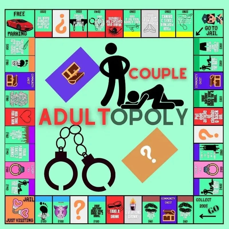 Adult Couple Game Adult Kupul Gam Knight Night Monopoly Games Board Card Games Adult Party Games Interactive Table amusement