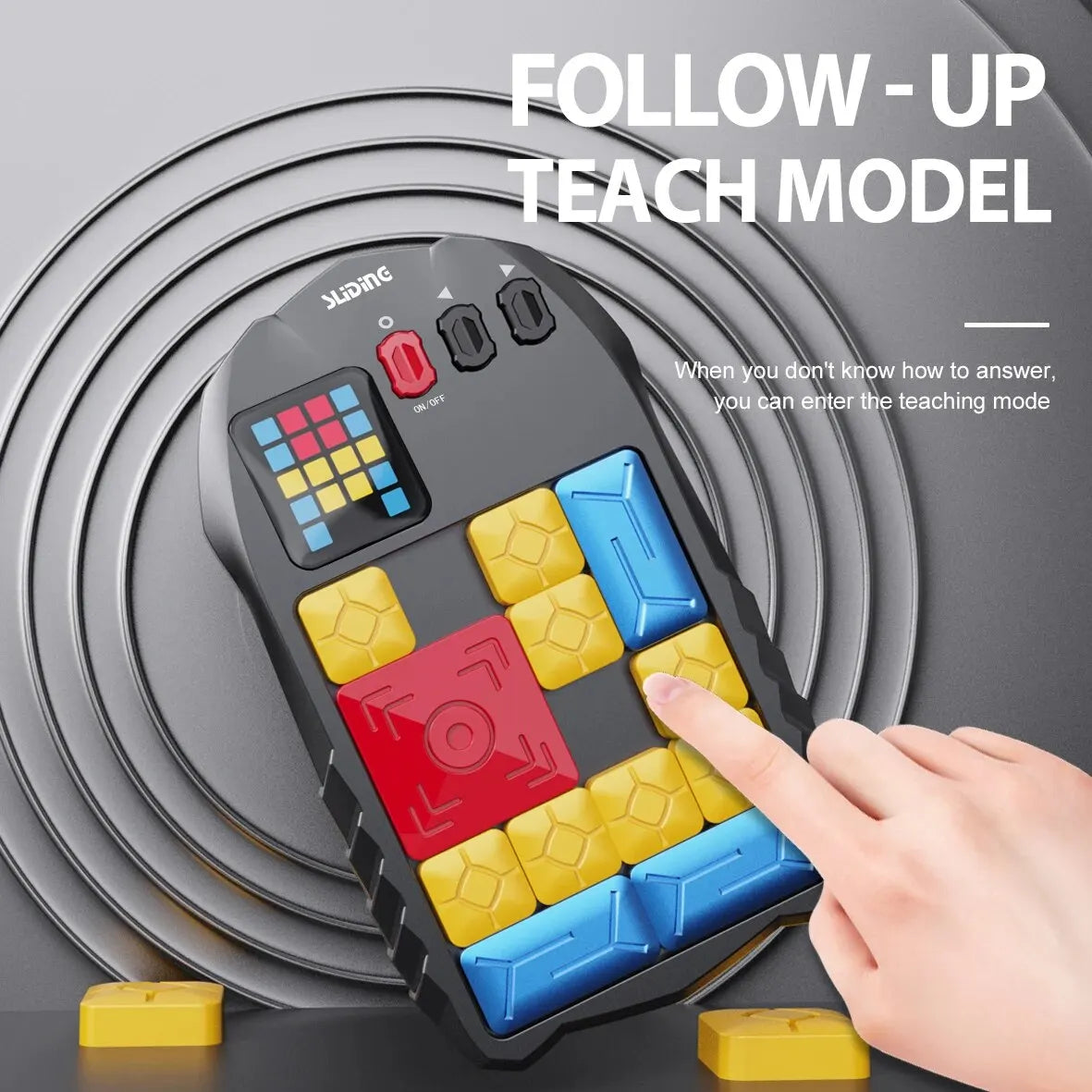 Huarong Road Magnetic Suction Block Sliding Puzzle CHILDREN'S Puzzle Logical Thinking Training Brain-burning Board Game Toys