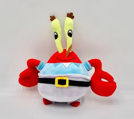 Anime Plushie Doll Spongebob Peluches Doll Squarepants Patrick Star Squidward Eugene Krabs Gary Kawaii Cartoon Stuffed Plush Toy