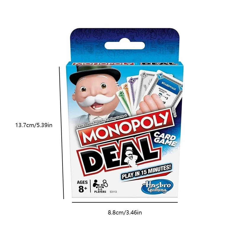 English Iron Box Monopoly Card Board Game Monopoly Deal Monopoly Deal Card Game Fun Family Game