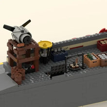 NEW 862PCS Hot Selling City Street View MOC Apocolypse Trashed Diner Diorama model DIY creative ideas Toy Assembly Puzzle Gift