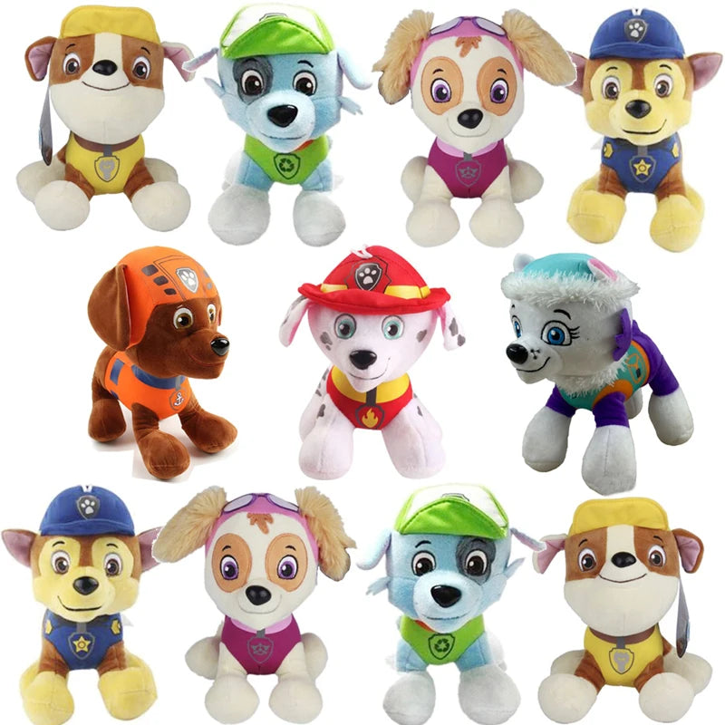 Paw Patrol Dog Puppies Toy Plush Doll Puppy Patrol Toys Doll Chase Marshall Skye Action Anime Character Children's Toy Gift