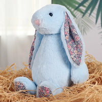 Shy Floppy Ear Bunny Plush Toy, Soft Stuffed Animal Doll for Girls, Cute Easter Valentine Birthday Gift for Kids, Friends