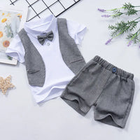 Kids Boys Clothing Sets Baby Tee Shirt + Pants Infant Toddler Children Wears T-shirt + Shorts Outfits Suits 1-4 Years