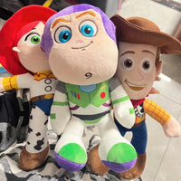 23cm Cute Woody Buzz Lightyear Plush Toy Lovely Stuffed Anime Jessie Plushies Pendant Cartoon Doll Home Decor Xmas Gifts
