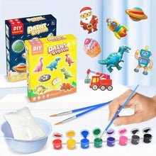DIY Youth Stone Drawing Toys Graffiti Gypsum Drawing Educational Toys Handicraft Activity Games Dinosaur Decoration Set  Pod