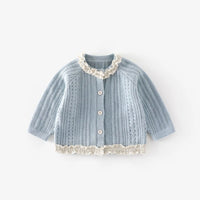 Korean Children's Clothes 2025 Autumn Girl Corduroy Straight-Leg Pants with Flower Embroidery 0-5Y Kids Casual Trousers