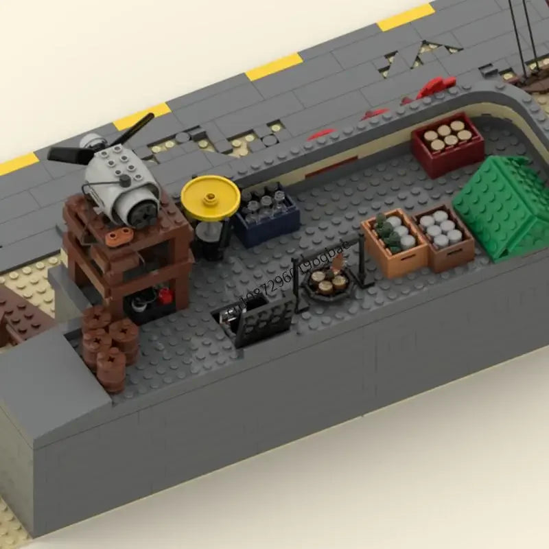 NEW 862PCS Hot Selling City Street View MOC Apocolypse Trashed Diner Diorama model DIY creative ideas Toy Assembly Puzzle Gift