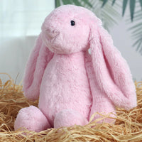 Shy Floppy Ear Bunny Plush Toy, Soft Stuffed Animal Doll for Girls, Cute Easter Valentine Birthday Gift for Kids, Friends