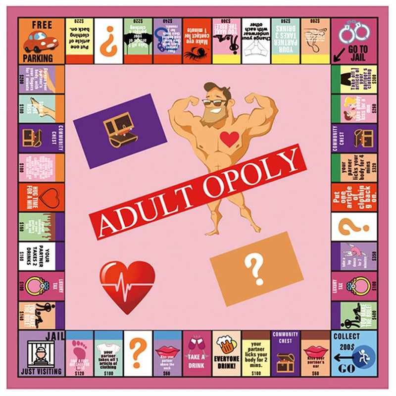 Adult Couple Game Adult Kupul Gam Knight Night Monopoly Games Board Card Games Adult Party Games Interactive Table amusement