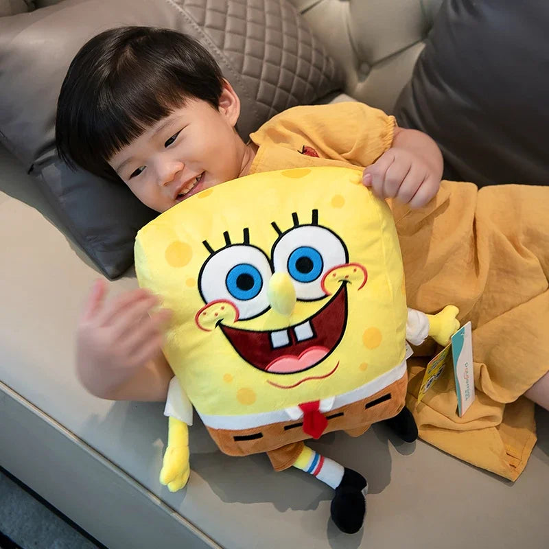 Anime Plushie Doll Spongebob Peluches Doll Squarepants Patrick Star Squidward Eugene Krabs Gary Kawaii Cartoon Stuffed Plush Toy