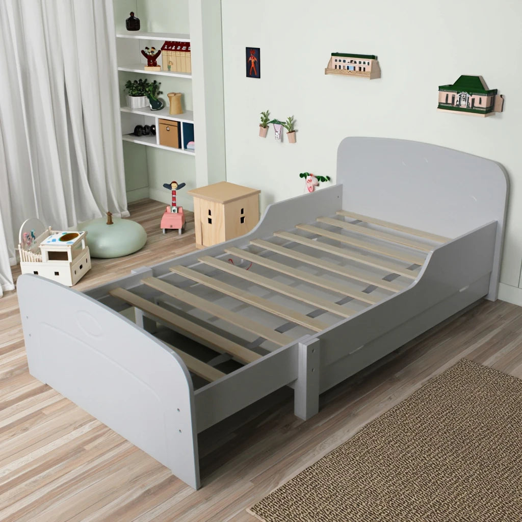 Multi-Application Kids Extension Bed with Drawer Bedroom Modern Home School Kindergarten Hotel Hospital Outdoor Park Gym Villa