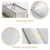 Bumper for Baby Bed Fence Cot Bumpers Bedding Accessories Child Room Decor Infant Knot Design Newborn Crib Cribs boys girls