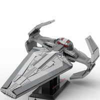 1865PCS Famous star Movie MOC Sith Infiltrator UCS Scimitar Space Fighter model DIY creative ideas ChildToy Birthday Gift Blocks
