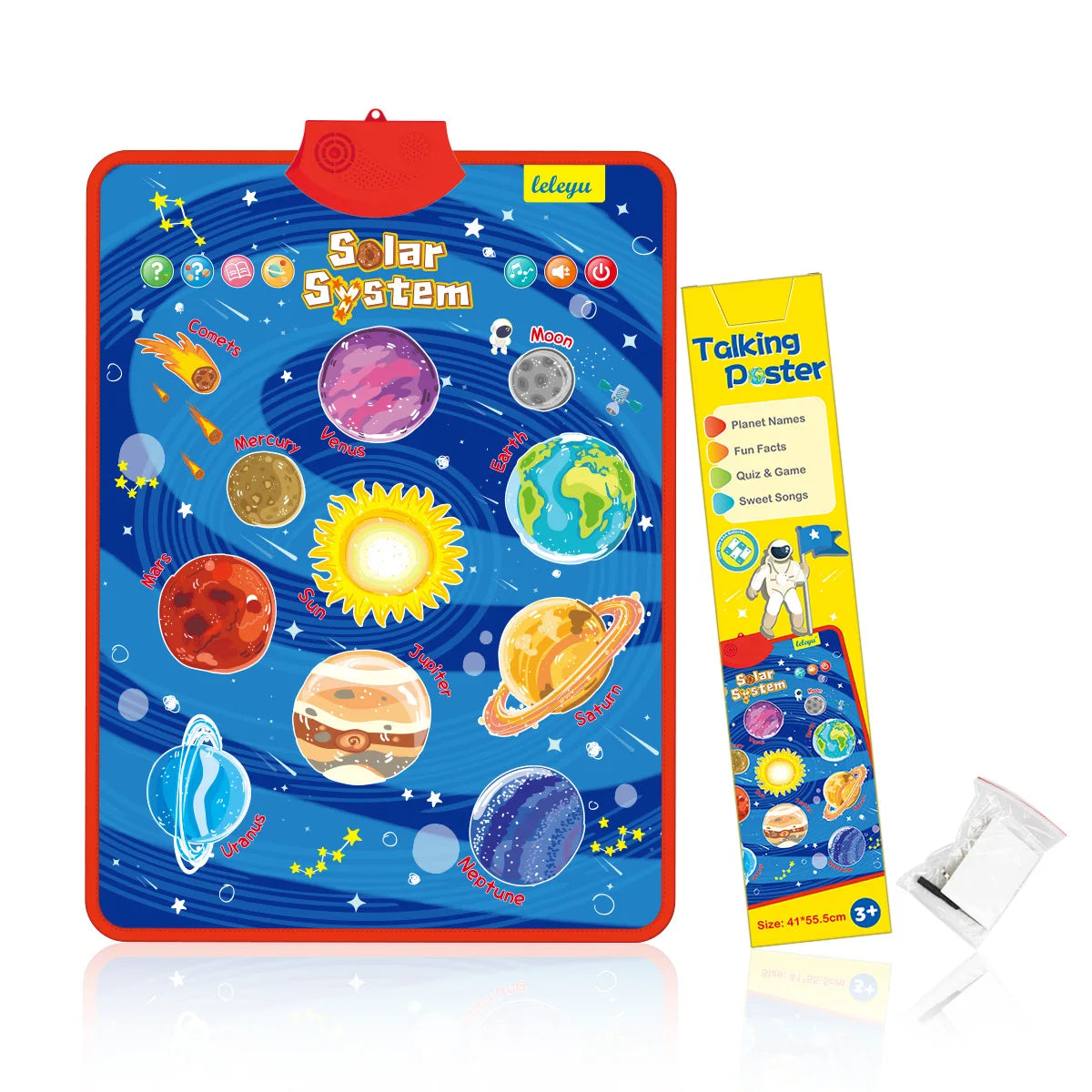 Electronic Interactive Alphabet Wall Chart Toddler Learning Educational ABC Poster for Kids Ages 2-5 Christmas Birthday Gifts