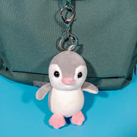 11CM Penguin Plush Pendant Soft Easy Hanging Mini 3D Eyes Cute Penguin Plush Keychain Stuffed Animals Bag Accessories For Gift
