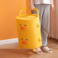 Cartoon Bedside Table Children's Storage Cabinets Finishing Rack Cabinet Cosmetic Organizers Sundries Sorting Bedroom Furniture