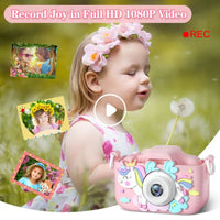 Kids Digital Camera - 1080P HD, 32GB Memory Card, Selfie Function, Shockproof Design, Best Gift for Children,