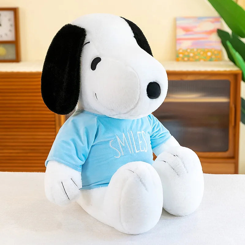 2025 New 35cm Cartoon Cute Snoopy Plush Toy Pillow Sofa Back Plush Doll Gifts For Children birthday gift