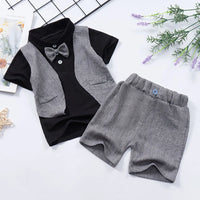 Kids Boys Clothing Sets Baby Tee Shirt + Pants Infant Toddler Children Wears T-shirt + Shorts Outfits Suits 1-4 Years