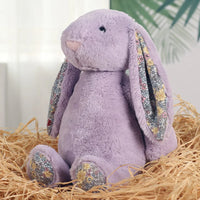 Shy Floppy Ear Bunny Plush Toy, Soft Stuffed Animal Doll for Girls, Cute Easter Valentine Birthday Gift for Kids, Friends