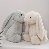 Shy Floppy Ear Bunny Plush Toy, Soft Stuffed Animal Doll for Girls, Cute Easter Valentine Birthday Gift for Kids, Friends