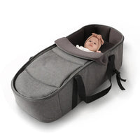 2 In 1 Portable Bassinet Baby Bed Nest Backpack Cribs With Bear Snuggle Swaddle Lounger For Hospital Park Use