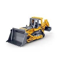 1/24 Multi-Functional Bulldozer Model SimulationTruck Double-Head Car Forklift Inertial Transport Vehicle Toys for Boys Kid Gift