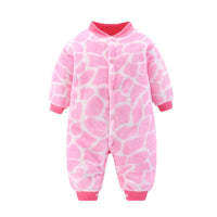 Newborn Baby Spring Winter Clothes Infant Jacket for Girls Jumpsuit for Boys Soft Flannel Bebe Romper Baby Clothes 0-18 Month