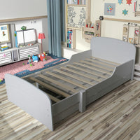 Multi-Application Kids Extension Bed with Drawer Bedroom Modern Home School Kindergarten Hotel Hospital Outdoor Park Gym Villa
